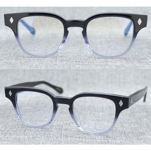 Vintage Quality Acetate eyeglasses original Japan Handmade quality Whole-new design jelly color frame Hand rivet optical eyewear