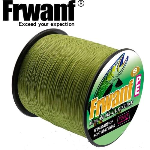 Frwanf Japan Super Strong PE Braided Fishing Line 6LB -300LB 8 Strand 500m Multifilament Fishing Line Braid Thread 8 Braid