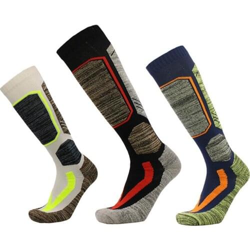 Winter Warm Men Women Thermal Long Ski Socks Thicker Cotton Sports Snowboard Climbing Camping Hiking Socks