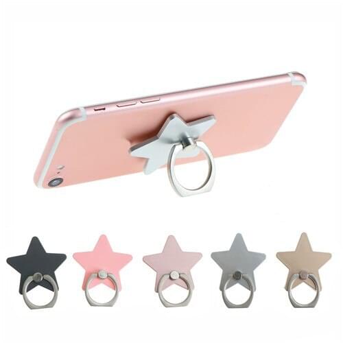 1pc Star Shaped Mobile Phone Ring Bracket Moblie Phone Holder For Cell Phones Universal Phone Bracket