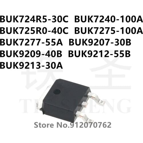 10PCS/LOT BUK724R5-30C BUK7240-100A BUK725R0-40C BUK7275-100A BUK7277-55A BUK9207-30B BUK9209-40B BUK9212-55B BUK9213-30A TO-252