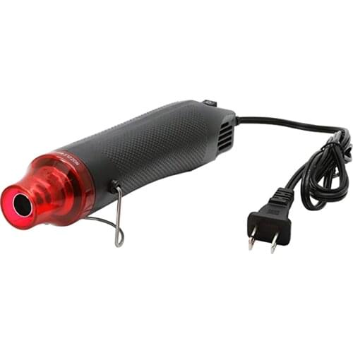 220V 300W Black Hot Air Gun for DIY Using Electric Hair Dryer Hot Air Tool Soldering Heat Gun Industrial with Supporting Seat