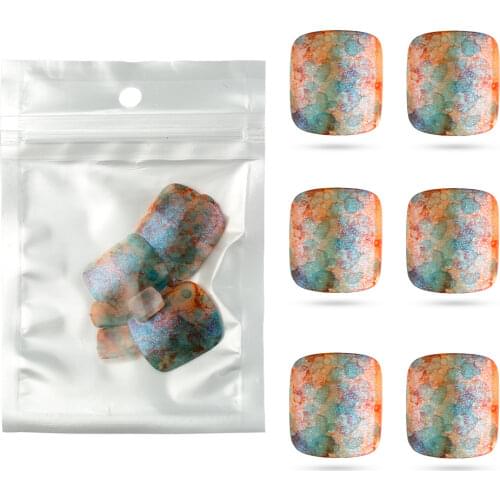 24pcs/pearl Opp Fake Toenail Tips Summer Design Fake Nails for Foot Decoration with Crystal Women Girls Pedicure Press on Nails