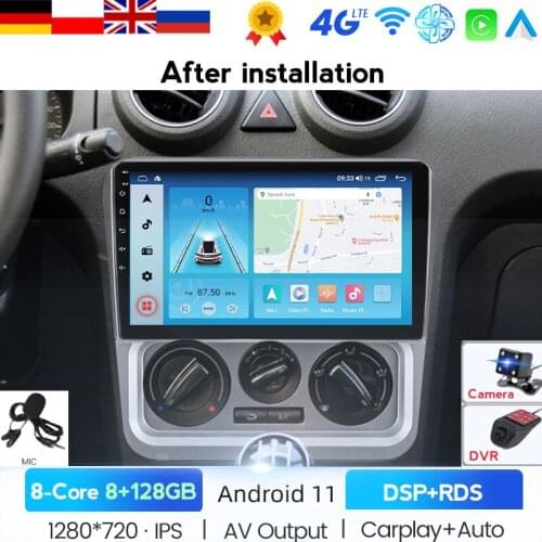 6G+128G Carplay 9" Android 10 System CAR For Geely CK 2008 - 2016 Car Radio Multimedia Video Player Navigation GPS DVD Cooling
