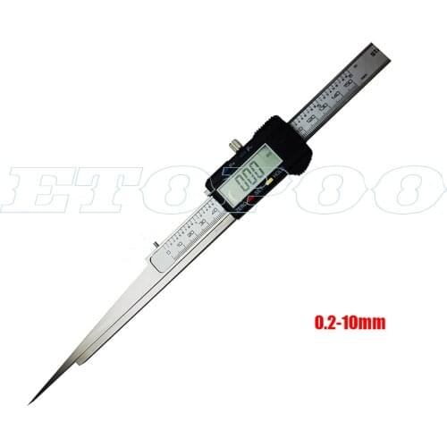 0.2-10mm Digital wedge feeler electronic display feeler gauge vernier caliper