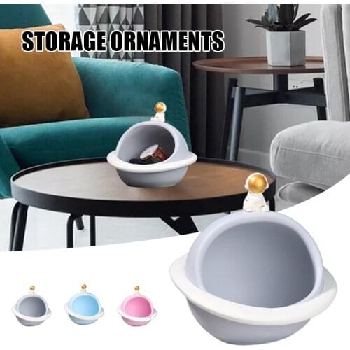 Astronaut Creatives Resin Figurine Key Storage Organizer Key Storage Bowl For Home Living Room Table Decor can CSV