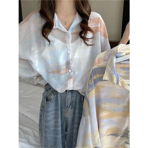 Cheap wholesale 2021 spring summer autumn new fashion casual ladies work women Blouse woman overshirt female OL At812M