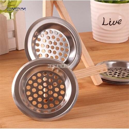 1pc Floor drain cover stainless steel copper washing machine floor drain cover round sewer filter pool D112 Kitchen Drains