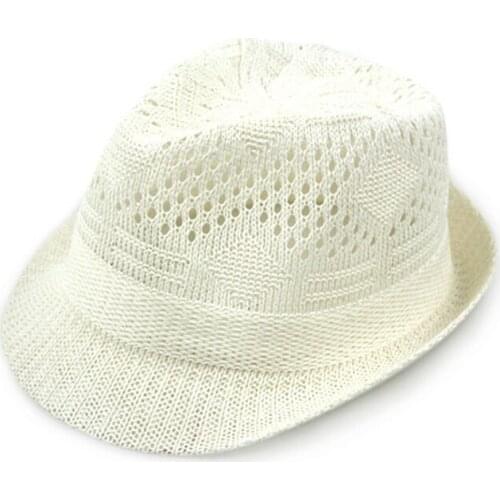 Hip-hop straw fedoras summer street dance topper cool man dance hat female outside shade sun cap 7color 1pcs