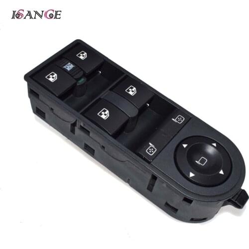 ISANCE Power Window Master Switch Control LHD For Vauxhall Opel Astra H & Zafira B OEM# 13228877 13228699 13215153 6240447