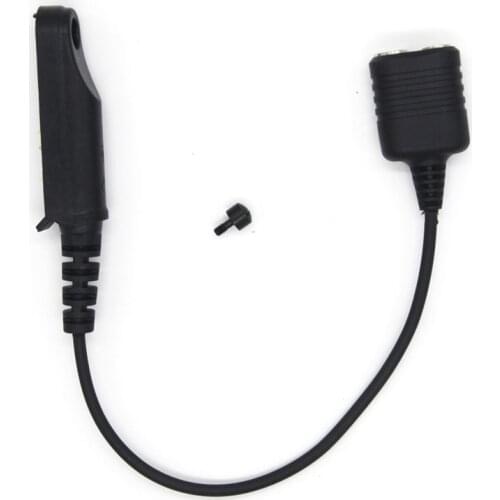 Adapter Cable UV-XR Waterproof to 2 Pin Suitable for UV-5R UV-82 UV-S9 Walkie Talkie Headset Speaker Mic