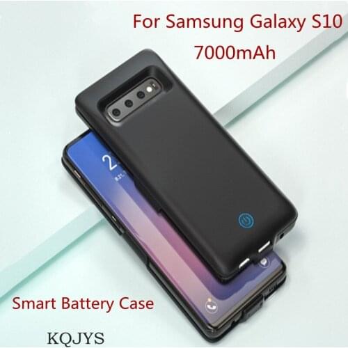 KQJYS 7000mAh Power Bank Battery Charger Cases for Samsung Galaxy S10 Battery Case Backup Battery Charging Cover