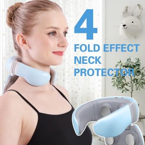 4D Cervical Massager Smart Electric Neck Shoulder Massage Wireless Recharge Health Care Magnetic Relaxation Pain Relief Tool