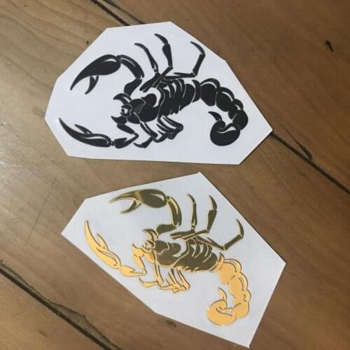 MT-65 Scorpion 3D Car Stickers Cool Logo Car Styling Metal Badge Emblem Tail Decal Motorcycle Car Accessories Automobile