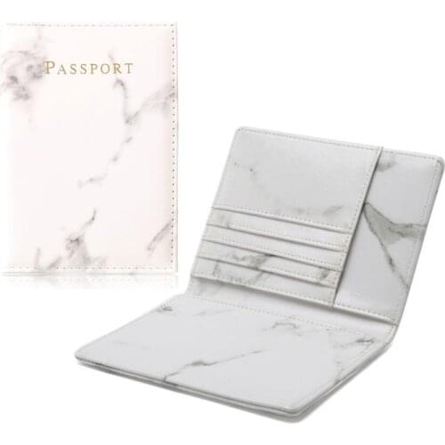 Fashion Travel Vintage Business Passport Covers Holder Multi-Function ID Bank Card PU Leather Wallet Case Travel Accessories