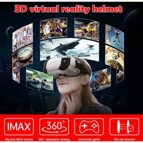 VR Shinecon 5th Generations VR Glasses 3D Virtual Reality Glasses Lightweight Portable Box