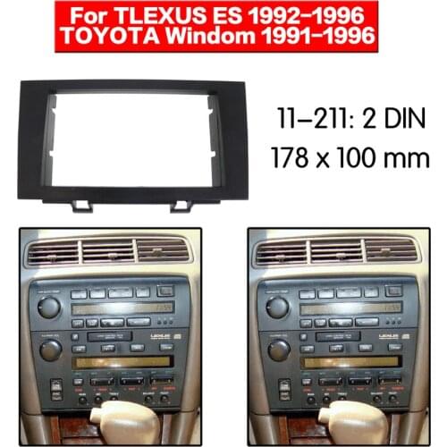 Stereo Panel Plate Car Radio Fascia Surround For TOYOTA Windom (CV10) 1991 1992 1993 1995 1996 Refitting Frame Dash Kit