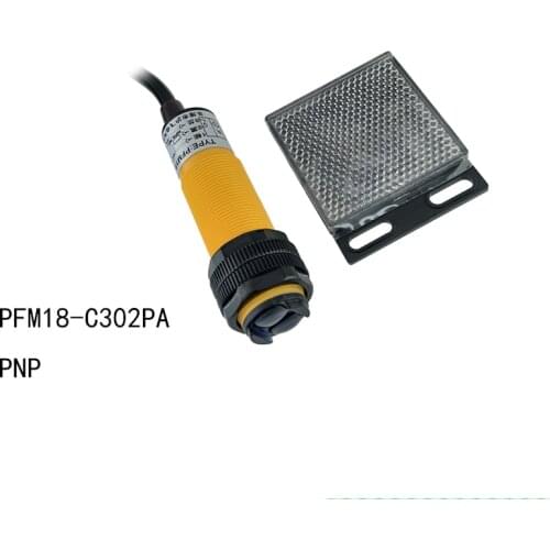 PFM18-C302PA optical-electronics sensor PNP normally open sensor switch 3meters reflection of mirror