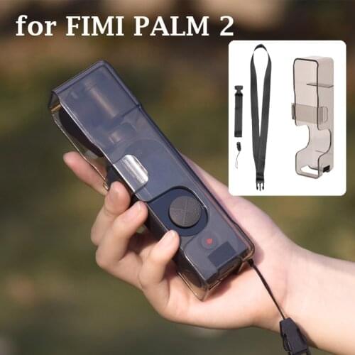 Portable Lens Cap for FIMI PALM 2 Storage Case Protective Cover Anti-collision Box Anti-lost Lanyard Gimbal Camera Accessories