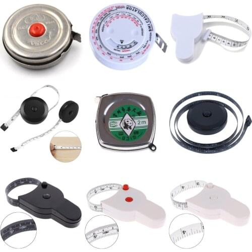 Portable Retractable Centimeter Ruler Kids Belt Centimeters Height Ruler 1-2M Roll Tape Measure Home Measuring Tools