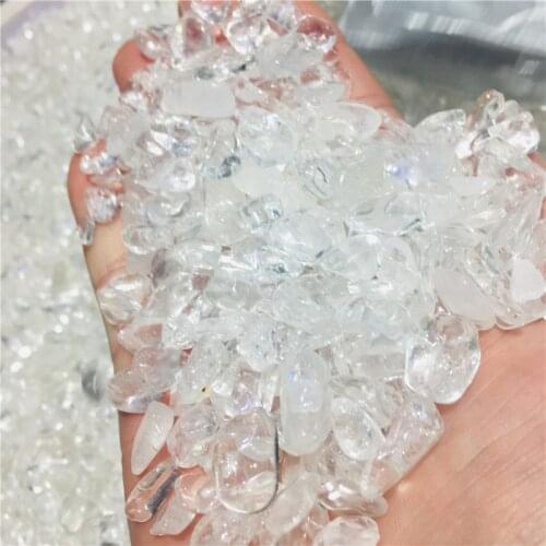 Natural Quartz Crystal Stone Rock Gravel Natural Tumble Stones Minerals For Fish Tank Aquarium Garden Decoration