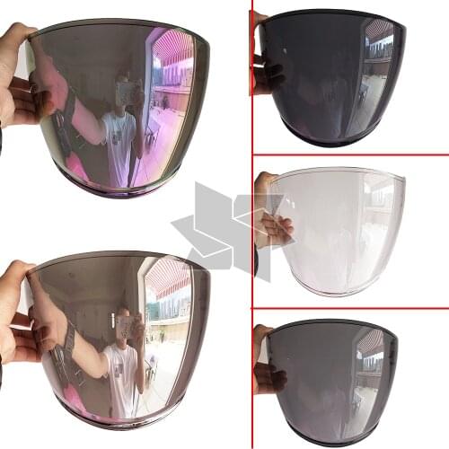 Anti-explosion UV Protection Motorcycle Helmet Sun visor Goggles lens Fit for SHOEI Half helmet J-Cruise I II J-Force4