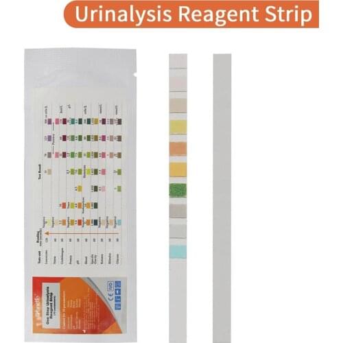 Wondfo 10 x One Step Urinalysis Reagent Strips - 10 Parameters Urine Test Strip Over 99% Accuracy Earliest Detection
