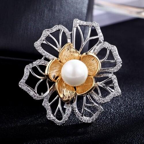 SINZRY Flower Brooches For Clothes