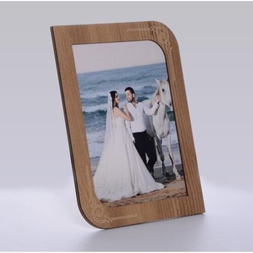 Modern Technopa Wood Acacia Color Picture frame 10x15 cm фоторамка коллаж Photo frame