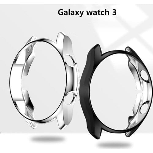 For Samsung Galaxy Watch 3 Full Coverage Sport Case Protector TPU Smart Accessories Frame Cover