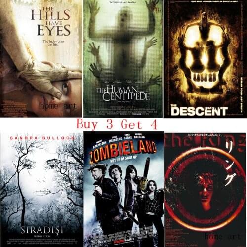 Horror movies Poster Clear Image Wall Stickers Home Decoration Good Quality Prints White Coated Paper