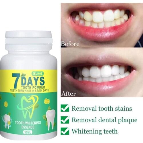1 Box Tooth Whitening Powder for Adult Removal Stains Cleansing Teeth Plaque Toothpaste Oral Hygiene Care Teeth Powder 50g