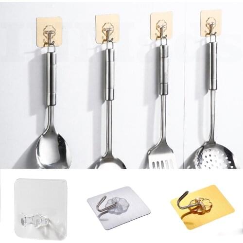 1pc Transparent Plug Wall Mount Bracket Hook Strong Adhesive Wall Hooks Creative Socket Hook For Kitchen Bathroom Bedroom