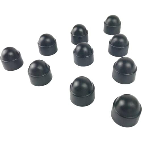10PCS Dome Bolt Nut Protective Caps Wheel Screw Hexagonal Bolt Nut Cover M10