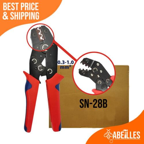 10PCS / SN-28B Crimping Tool Terminal Crimper Crimping Pliers Wire 0.3-1.0mm Pliers Hand Tool