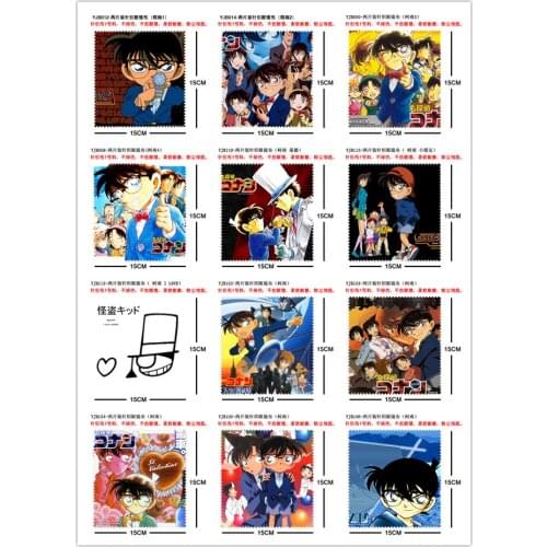 2pcs/set Detective Conan Style Fashion Jewelry Tools Anime Customized Glasses Cleaning Cloth Cartoon Eyewear Accessories New