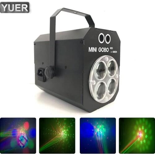 3W Mini Pattern LED RGBW Effect Spotlights Light DMX512 RG Laser Light Projector For Birthday Party DJ Bar Disco Stager , etc