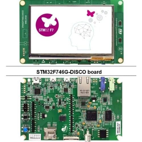 32F746GDISCOVERY STM32F7 Discovery Kit with STM32F746NG MCU ST-LINK/V2-1 Development Board