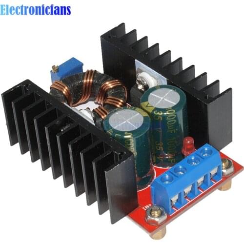 5Pcs DC-DC Boost Converter DC DC Step Up Converter Module Adjustable Static Power Supply Voltage Regulator Step Up Module 150W