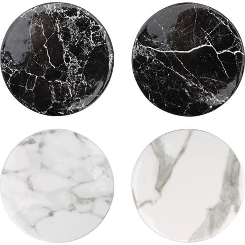 6 Pcs Coffee Coaster Cup Coaster Drink Emulation Home Accessories Kitchen Tools Housewear & Furnishings PU Leather Coaster Mat