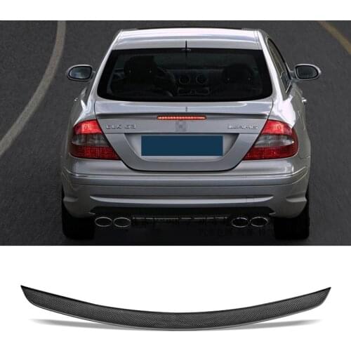Car Trunk Spoiler For Benz W209 CLK200 280 350 55 63 Carbon Fiber/FRP Auto Rear Trunk Wing Accessories Spoiler