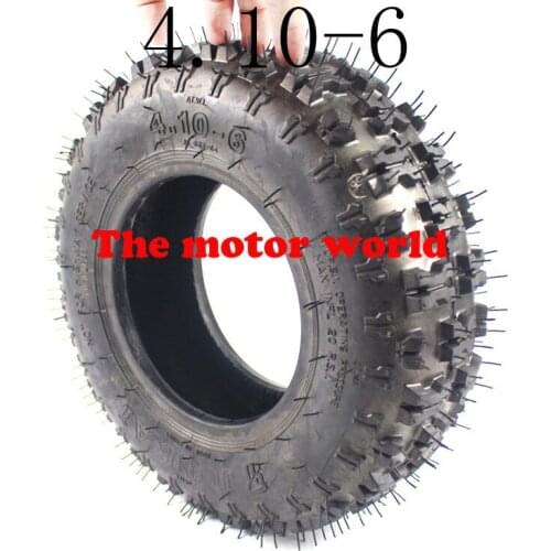 Free Shipping New 4.10-6 Tire and Inner Tube Fit All Models ATV Go Kart MIni Quad 47cc 49cc Snowplow Tires Snowmobile Tires