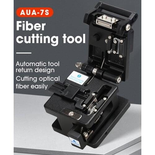 Free shipping High precision fiber cleaver AUA-7S Cold Contact Dedicated Metal Fiber optic cutter optical fiber cutting knife