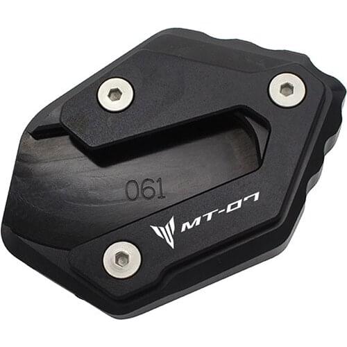 Side Stand For Yamaha MT-07 FZ-07 2014-2020 YAMAHA Tracer 700 2015-2020 Motorcycle CNC Kickstand Foot Side Stand Extension Pad