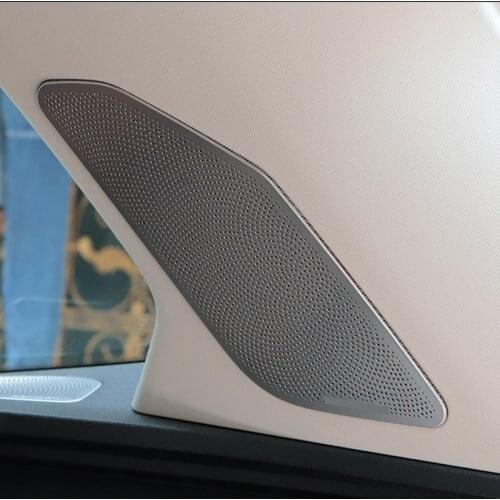 For BMW X5 G05 2019 2020 Car Styling Rear Door Trunk Loudspeaker Sound Cover Trim Frame Sticker Interior Accessories