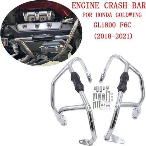 For HONDA Gold Wing 1800 Goldwing GL1800 F6C 2018 2019 2020 Motorcycle Crash Bar Engine Tank Guard Cover Bumper Frame Protector