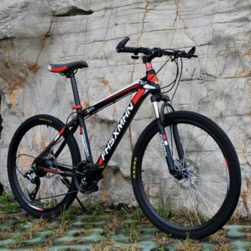 Mountain bike 24/26 inch tires 21/24/27/30 speed dual disc brake bicycle