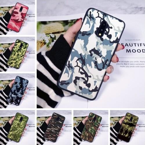 Camo Army Black Back Cover For One Plus 7 7 Pro 6 6T 5 5T 3 3T Soft Silicone Phone Case For OnePlus 7 7 Pro 6 6T 5 5T 3 3T