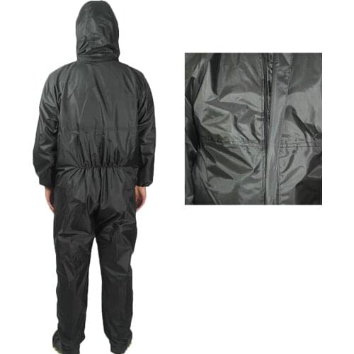 Adult Jumpsuit Raincoat Suits Bicycle Motorcycle Rain Coat Hooded Windproof Women Men Rain Jacket Poncho Universal Rain Gear