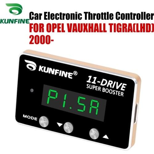 KUNFINE Car Electronic Throttle Controller Racing Accelerator Potent Booster For OPEL VAUXHALL TIGRA(LHD) 2000-After Tuning Part